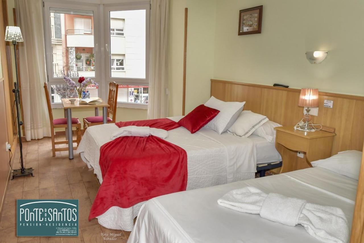 Hostal Ponte Dos Santos Ribadeo Eksteriør billede